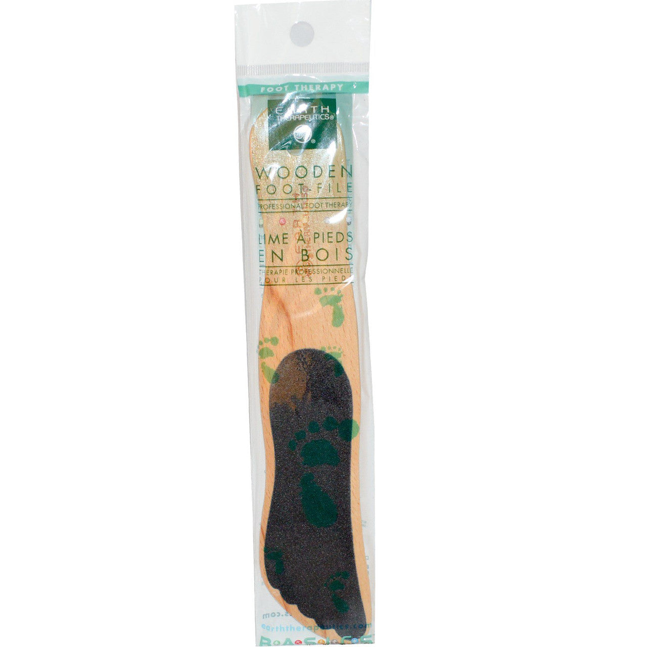 Earth Therapeutics Wooden Foot File (1xFile)-0