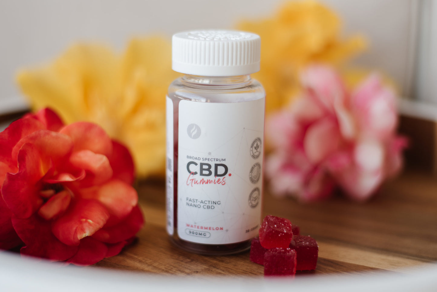Nano CBD Gummies - Watermelon Flavor (900mg/Bottle) - 30 Count-1