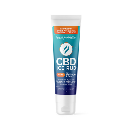 CBD Ice Rub with Menthol & Essential Oils (750mg) - 4oz-0